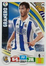 285 · Granero · Real Sociedad · Básica - Panini Adrenalyn XL Liga BBVA 2015-16