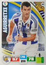 287 · Aguirretxe · Real Sociedad · Básica - Panini Adrenalyn XL Liga BBVA 2015-16