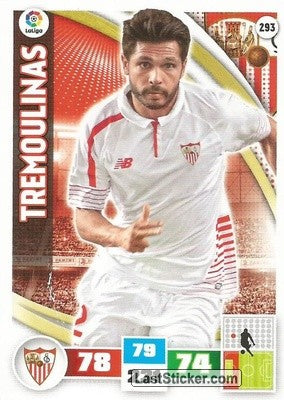 293 · Tremoulinas · Sevilla F.C. · Básica - Panini Adrenalyn XL Liga BBVA 2015-16
