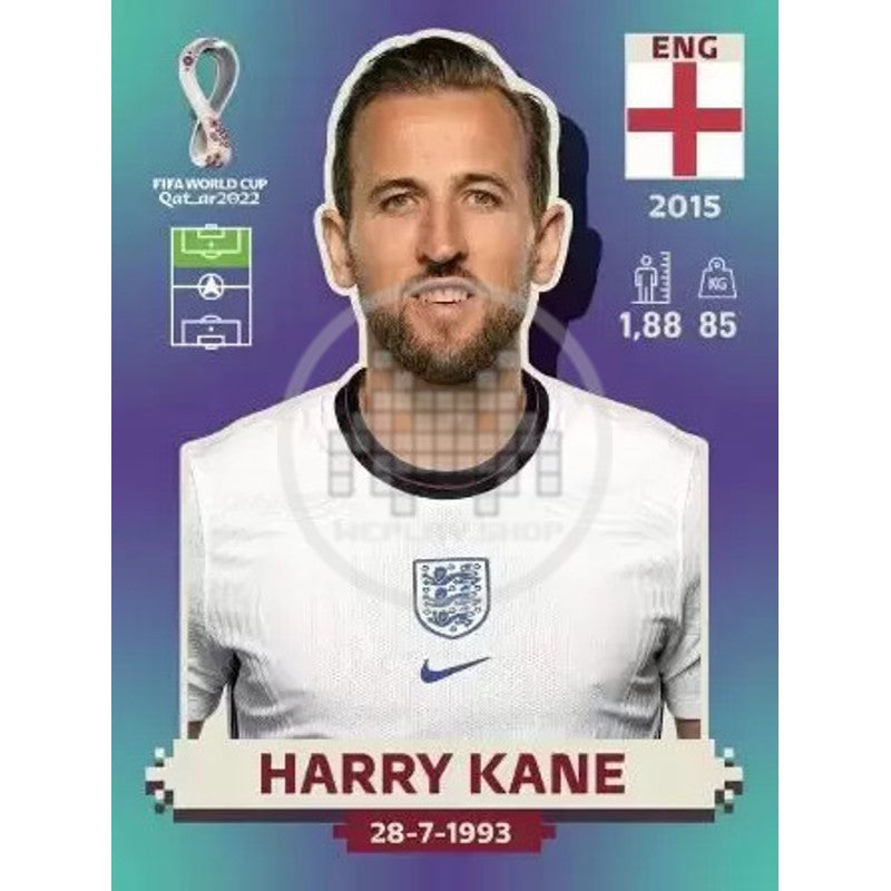 ENG18 Harry Kane England Panini Qatar World Cup 2022