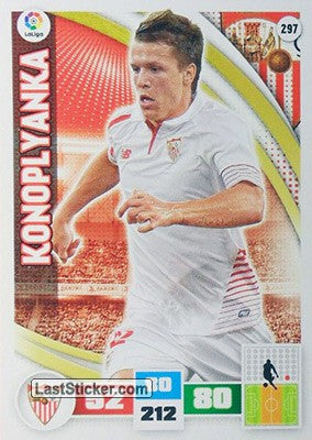 297 · Konoplyanka · Sevilla F.C. · Básica - Panini Adrenalyn XL Liga BBVA 2015-16