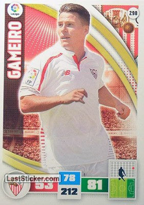 298 · Gameiro · Sevilla F.C. · Básica - Panini Adrenalyn XL Liga BBVA 2015-16