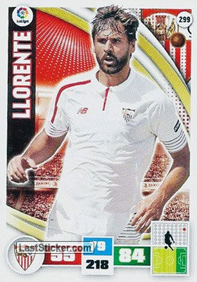 299 · Llorente · Sevilla F.C. · Básica - Panini Adrenalyn XL Liga BBVA 2015-16