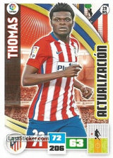 029BIS · Thomas · Atlético de Madrid · Actualización (BIS) - Panini Adrenalyn XL Liga BBVA 2015-16