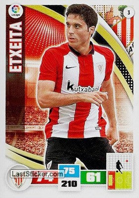 003 · Etxeita · Athletic Club · Básica - Panini Adrenalyn XL Liga BBVA 2015-16