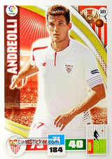 301 · Andreolli · Sevilla F.C. · Básica - Panini Adrenalyn XL Liga BBVA 2015-16