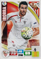 303 · Iborra · Sevilla F.C. · Básica - Panini Adrenalyn XL Liga BBVA 2015-16