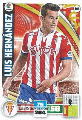 309 · Luis Hernández · Real Sporting · Básica - Panini Adrenalyn XL Liga BBVA 2015-16