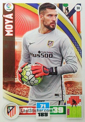 030 · Moyá · Atlético de Madrid · Básica - Panini Adrenalyn XL Liga BBVA 2015-16