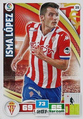 311 · Isma López · Real Sporting · Básica - Panini Adrenalyn XL Liga BBVA 2015-16
