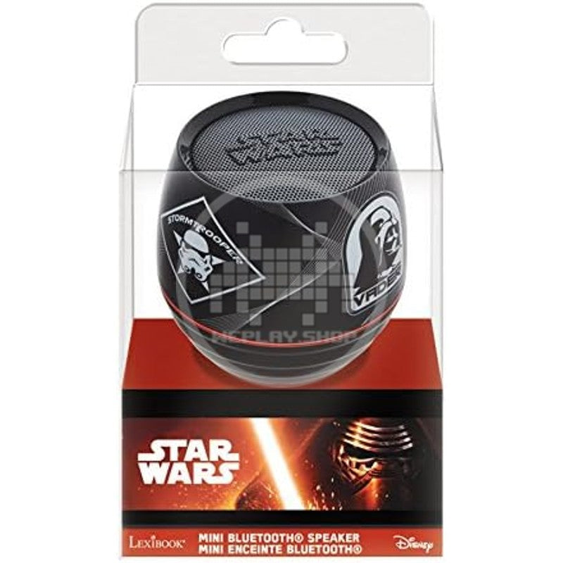 Mini Altavoz Star Wars Bluetooth, 3W, Color Negro Y Rojo (Lexibook)