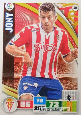 315 · Jony · Real Sporting · Básica - Panini Adrenalyn XL Liga BBVA 2015-16