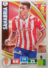 316 · Sanabria · Real Sporting · Básica - Panini Adrenalyn XL Liga BBVA 2015-16