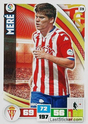 319 · Meré · Real Sporting · Básica - Panini Adrenalyn XL Liga BBVA 2015-16