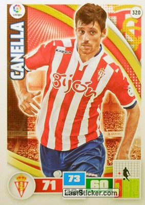 320 · Canella · Real Sporting · Básica - Panini Adrenalyn XL Liga BBVA 2015-16