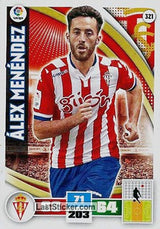 321 · Álex Menéndez · Real Sporting · Básica - Panini Adrenalyn XL Liga BBVA 2015-16