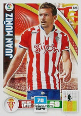 323 · Juan Muñiz · Real Sporting · Básica - Panini Adrenalyn XL Liga BBVA 2015-16
