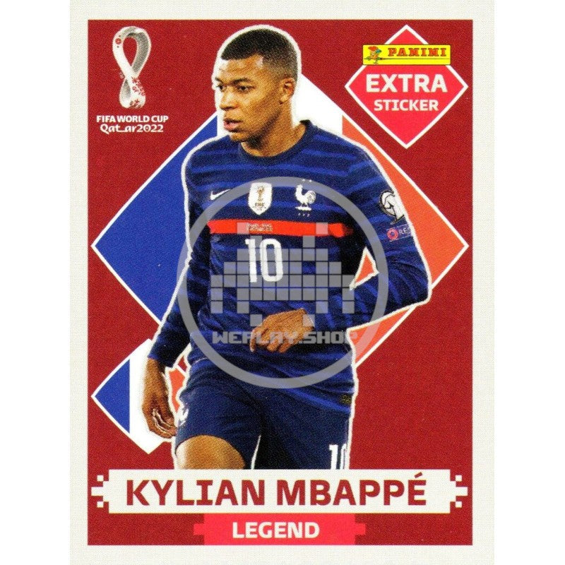 Kylian Mbappé France Extra Sticker Panini Qatar 2022 World Cup