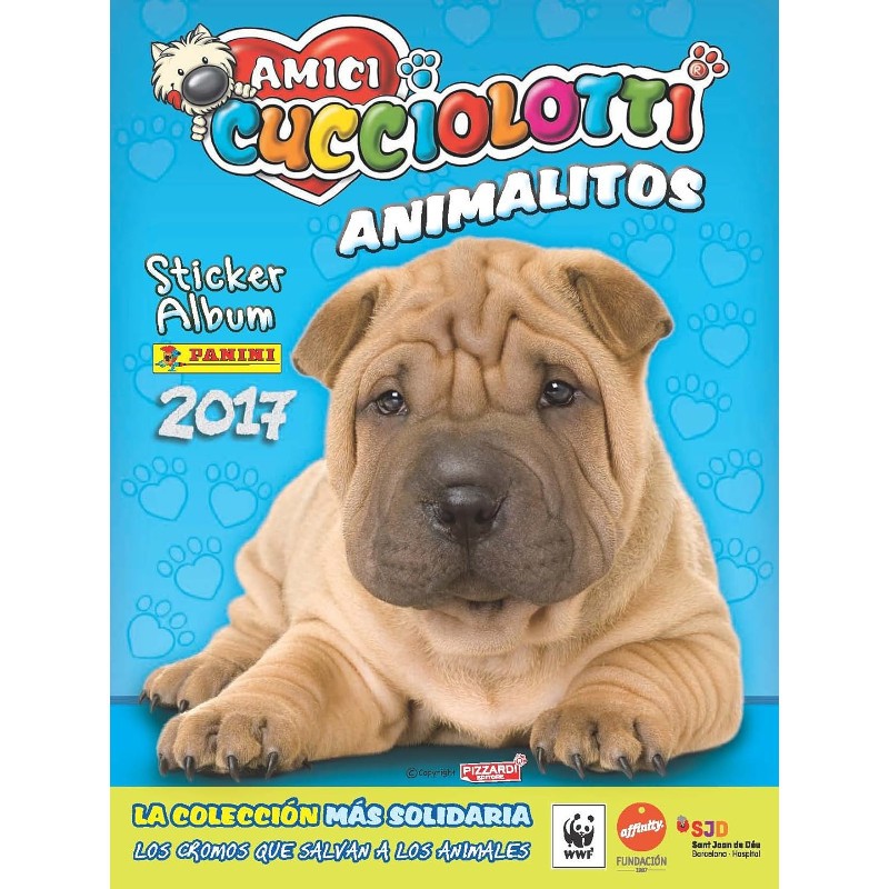 Álbum Panini Amici Cucciolotti Animalitos WWF 2017