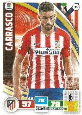 033 · Carrasco · Atlético de Madrid · Básica - Panini Adrenalyn XL Liga BBVA 2015-16