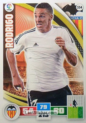 334 · Rodrigo · Valencia C.F. · Básica - Panini Adrenalyn XL Liga BBVA 2015-16