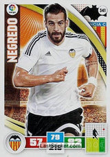 341 · Negredo · Valencia C.F. · Básica - Panini Adrenalyn XL Liga BBVA 2015-16