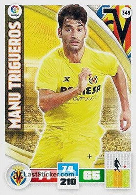 349 · Manu Trigueros · Villarreal C.F. · Básica - Panini Adrenalyn XL Liga BBVA 2015-16