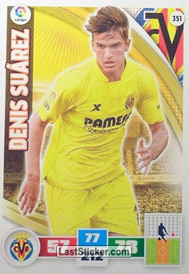 351 · Denis Suárez · Villarreal C.F. · Básica - Panini Adrenalyn XL Liga BBVA 2015-16