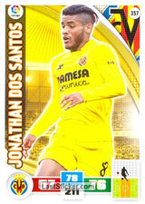 357 · Jonathan dos Santos · Villarreal C.F. · Básica - Panini Adrenalyn XL Liga BBVA 2015-16