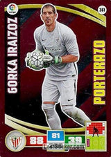 361 · Gorka Iraizoz · Athletic Club · Porterazo - Panini Adrenalyn XL Liga BBVA 2015-16
