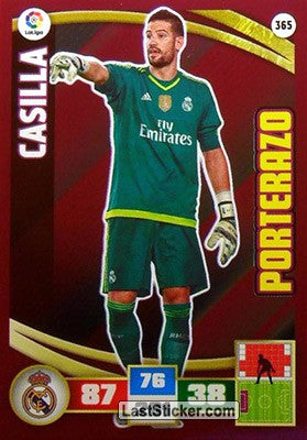 365 · Casilla · Real Madrid · Porterazo - Panini Adrenalyn XL Liga BBVA 2015-16