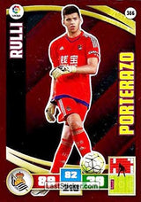 366 · Rulli · Real Sociedad · Porterazo - Panini Adrenalyn XL Liga BBVA 2015-16