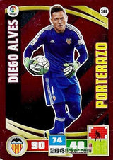 368 · Diego Alves · Valencia C.F.. · Porterazo - Panini Adrenalyn XL Liga BBVA 2015-16