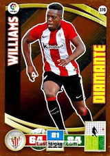 370 · Williams · Athletic Club · Diamante - Panini Adrenalyn XL Liga BBVA 2015-16