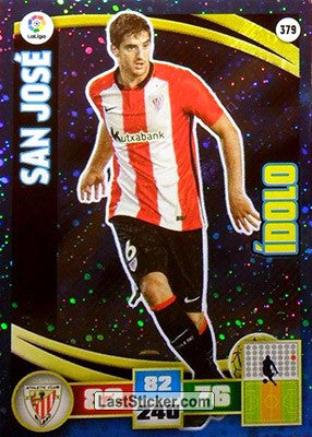 379 · San José · Athletic Club · Ídolo - Panini Adrenalyn XL Liga BBVA 2015-16
