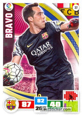 037 · Bravo · F.C. Barcelona · Básica - Panini Adrenalyn XL Liga BBVA 2015-16
