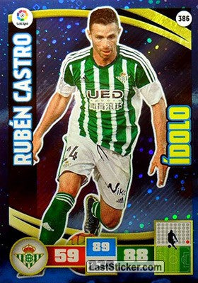 386 · Rubén Castro · Real Betis · Ídolo - Panini Adrenalyn XL Liga BBVA 2015-16