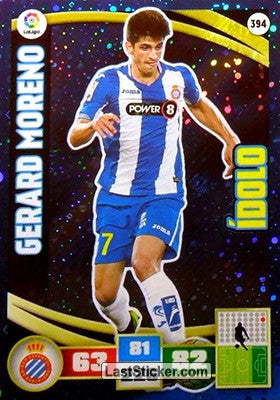 394 · Gerard Moreno · R.C.D. Espanyol · Ídolo - Panini Adrenalyn XL Liga BBVA 2015-16