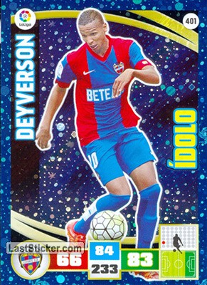 401 · Deyverson · Levante U.D. · Ídolo - Panini Adrenalyn XL Liga BBVA 2015-16
