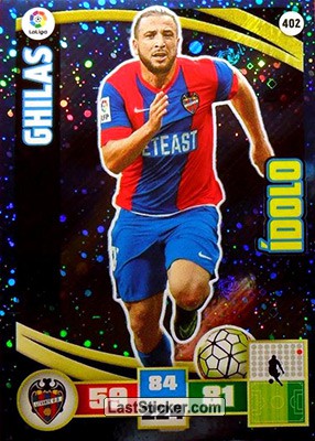 402 · Ghilas · Levante U.D. · Ídolo - Panini Adrenalyn XL Liga BBVA 2015-16