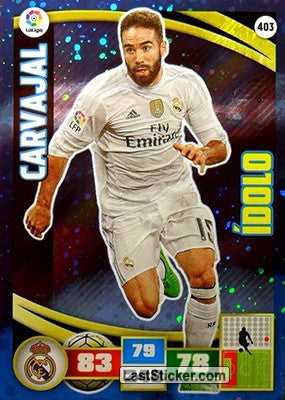 403 · Carvajal · Real Madrid · Ídolo - Panini Adrenalyn XL Liga BBVA 2015-16