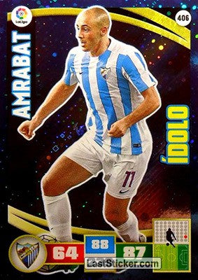 406 · Amrabat · Málaga C.F. · Ídolo - Panini Adrenalyn XL Liga BBVA 2015-16