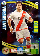 408 · Javi Guerra · Rayo Vallecano · Ídolo - Panini Adrenalyn XL Liga BBVA 2015-16