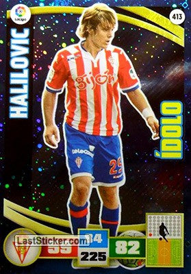 413 · Halilovic · Real Sporting · Ídolo - Panini Adrenalyn XL Liga BBVA 2015-16