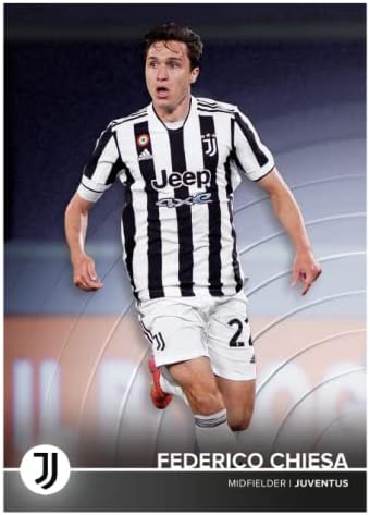 Caja de Cartas Topps Juventus FC Official Team Set 2021/22 - 50 Cartas - Año 2022