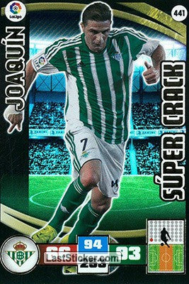 441 · Joaquín · Real Betis · Súper Crack - Panini Adrenalyn XL Liga BBVA 2015-16