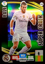 446 · Bale · Real Madrid · Súper Crack - Panini Adrenalyn XL Liga BBVA 2015-16