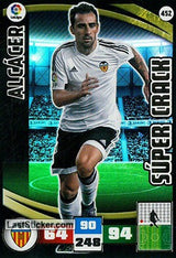 452 · Alcácer · Valencia C.F.. · Súper Crack - Panini Adrenalyn XL Liga BBVA 2015-16