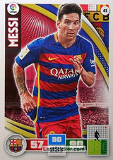 045 · Messi · F.C. Barcelona · Básica - Panini Adrenalyn XL Liga BBVA 2015-16