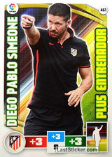 461 · Diego Pablo Simeone · Atlético de Madrid · Plus Entrenador - Panini Adrenalyn XL Liga BBVA 2015-16